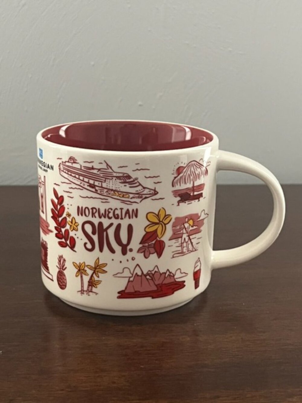 Starbucks Norwegian Sky Cruise Line Mug Been There Series Across the Globe